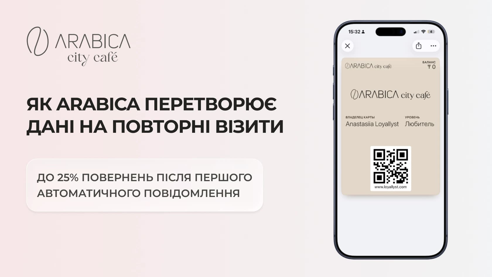 Arabica: автоматичне повернення гостей і розвиток лояльності