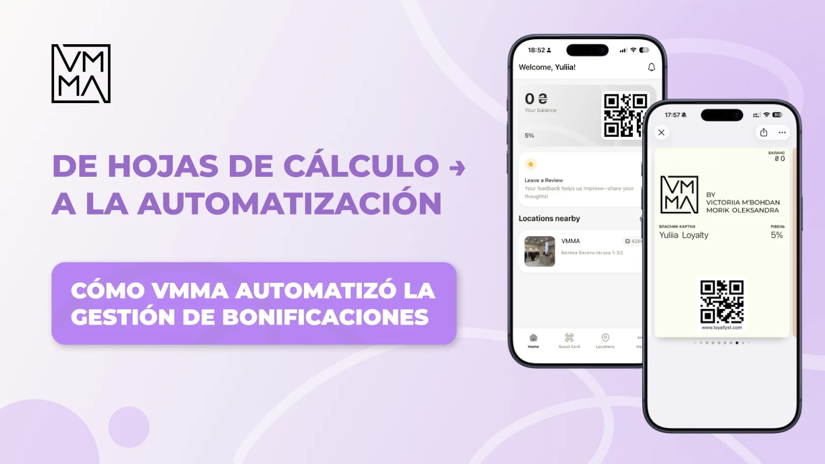Cómo una marca de moda femenina automatizó su programa de fidelización: caso VMMA × Loyallyst