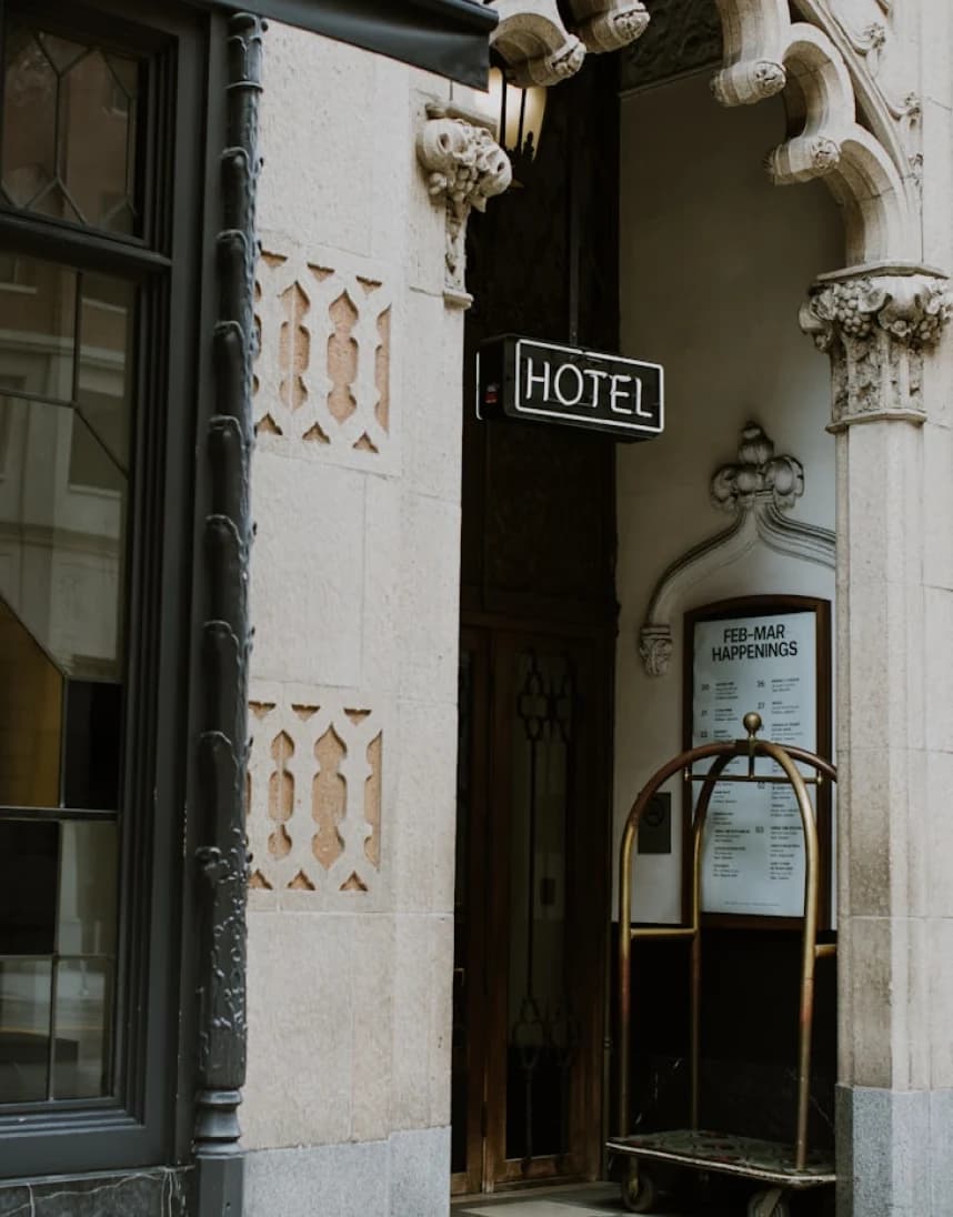 Hotel architecture and interior