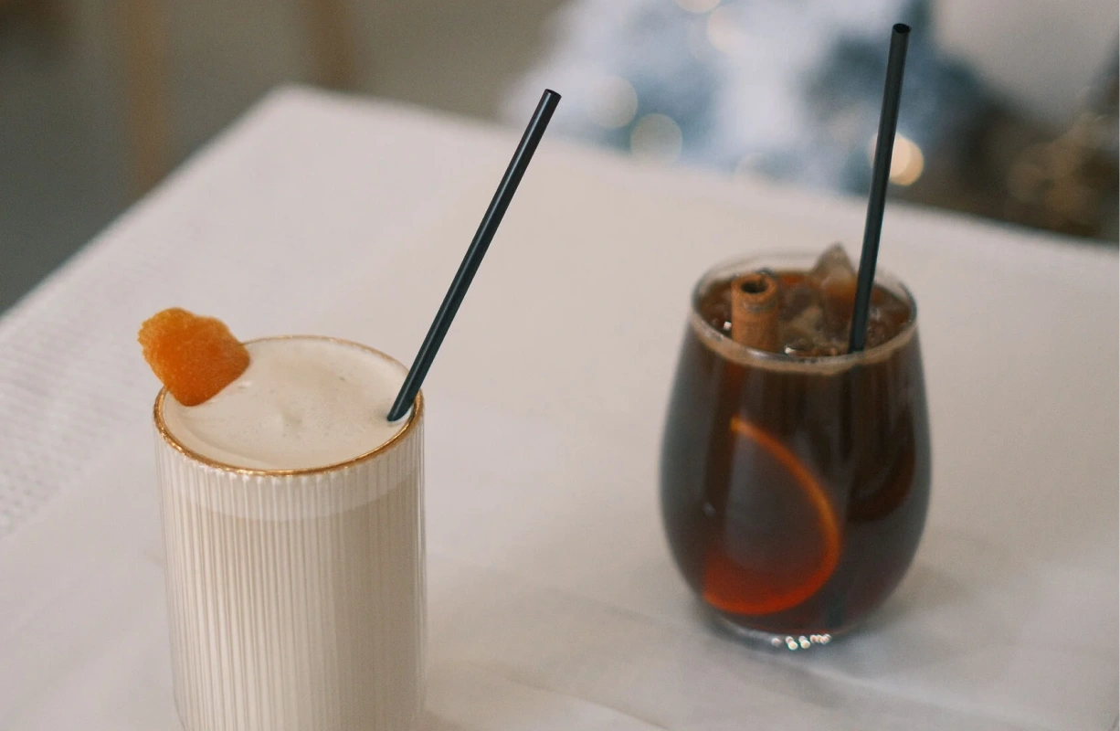 Signature drinks served at Arabica